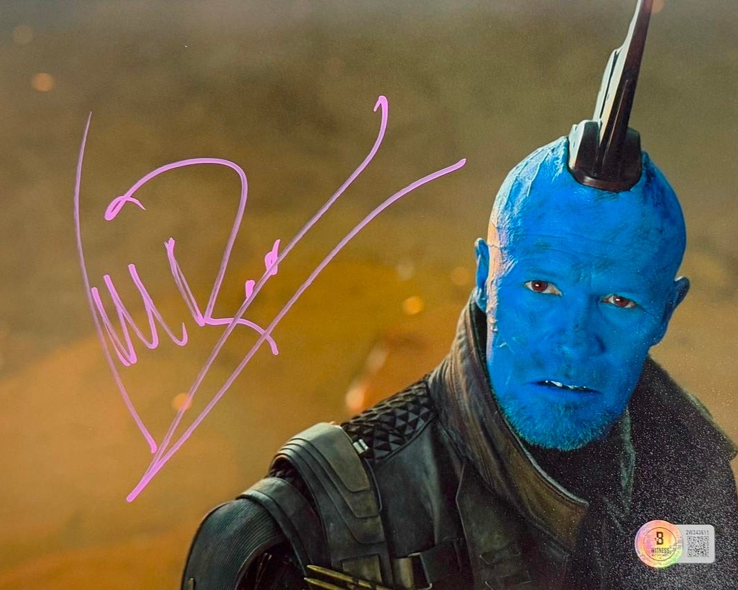 Michael Rooker Signed 8x10 Photo (GOTG) - Beckett COA